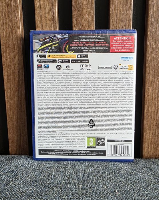 F1 25 PS5. Joc sigilat Play Station 5, F1 2025