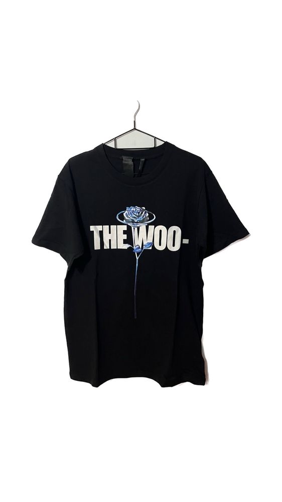 Tricou Vlone The Woo x Pop Smoke negru