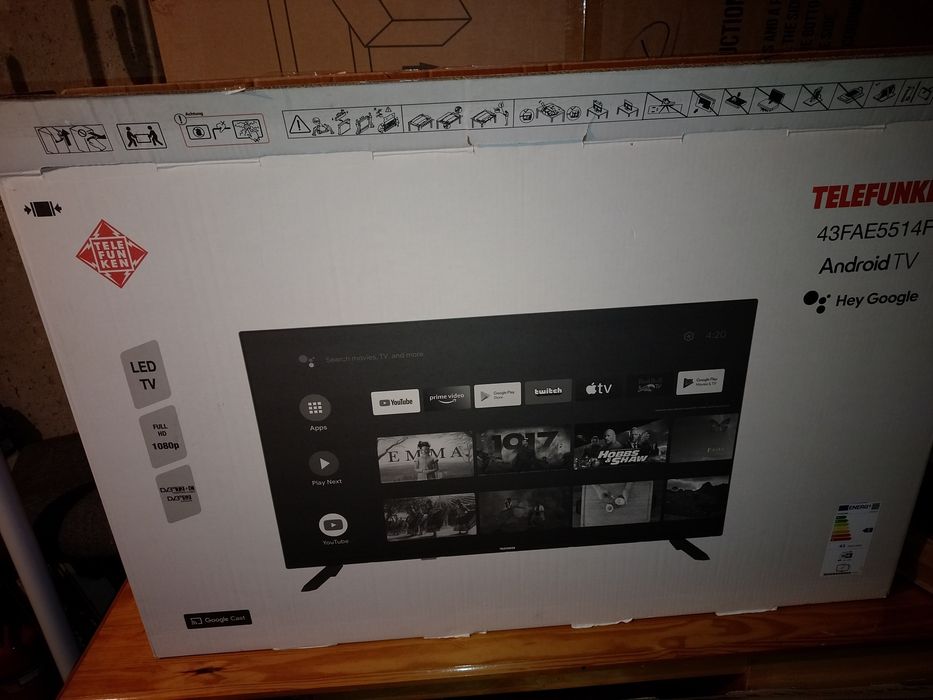 СМАРТ Телевизор Telefunken 2 броя 43 инча