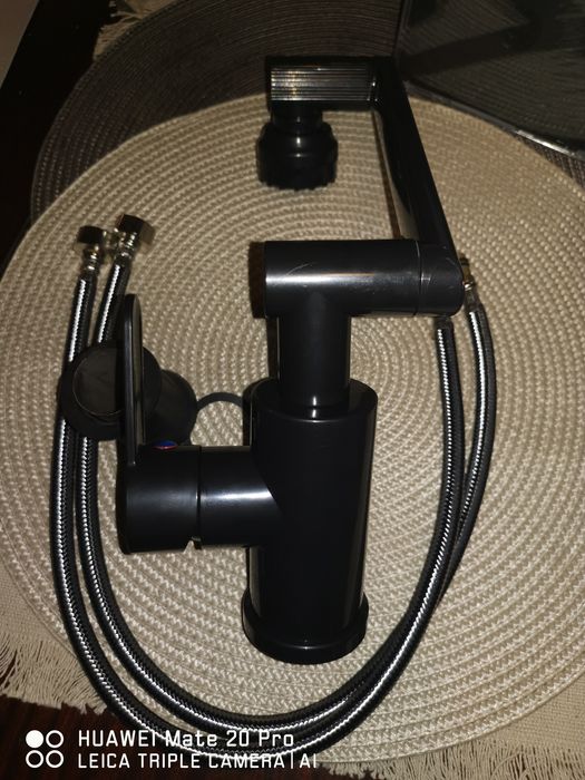 Baterie, robinet bucătărie negru