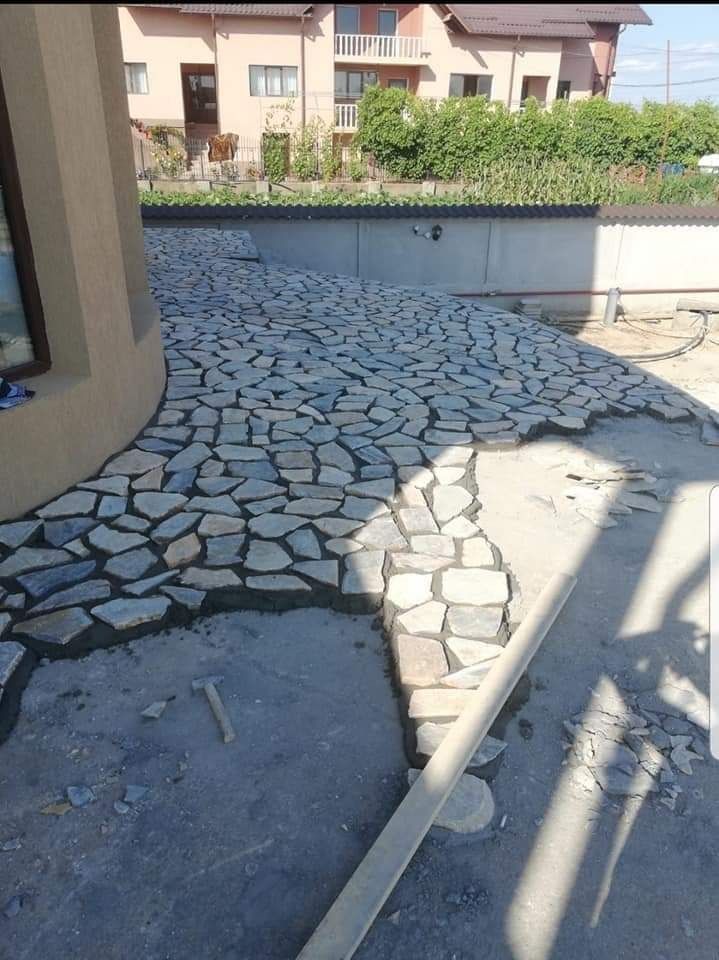 Piatra naturala de munte de Grecia 100%. Lucrez în toată Țara