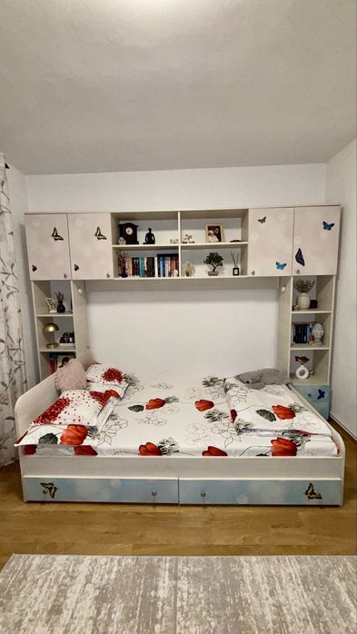 Dormitor copii/tineret Butterfly Staer – complet, ca nou