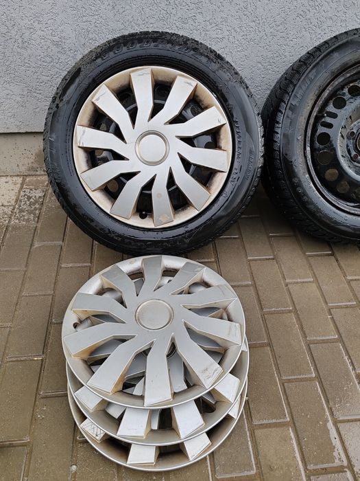 Vând set jantă OȚEL cu anvelope iarnă Opel Astra J 2L Dizel