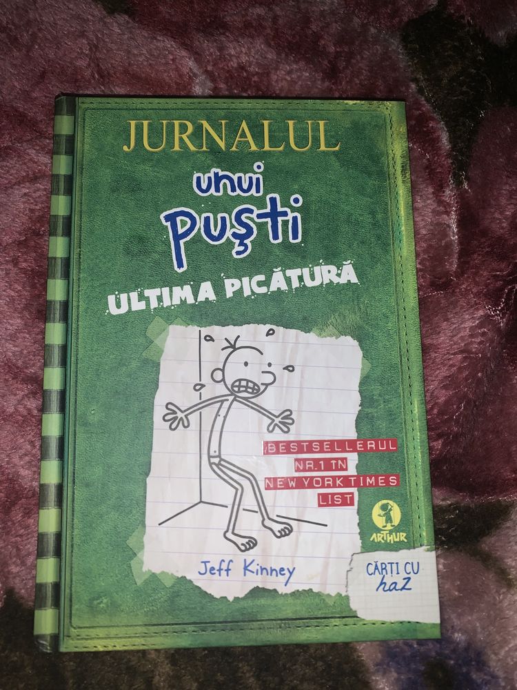 Jurnalul unui pusti , editura Arthur, pret 140 lei, 6 buc