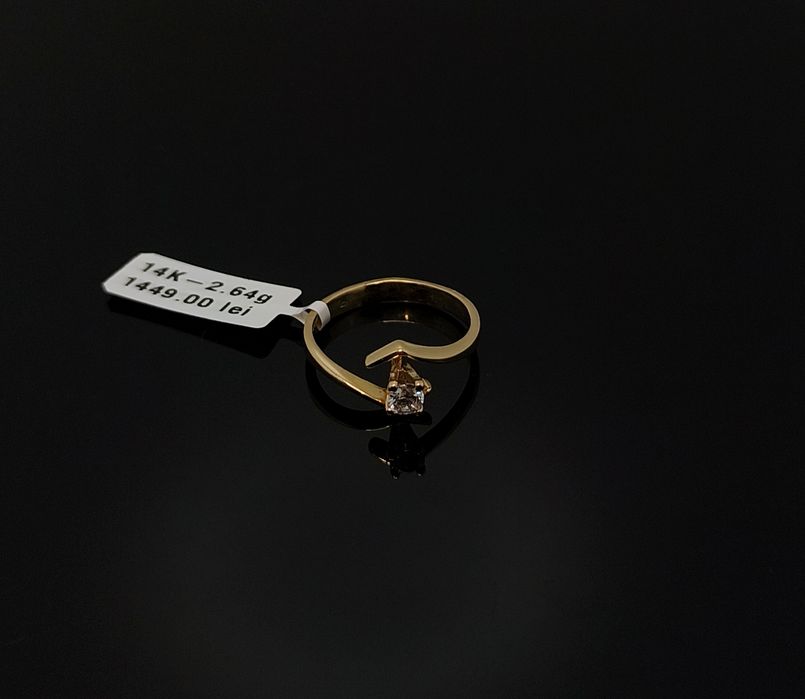 Bijuteria Royal inel din aur 14k 2.64 gr