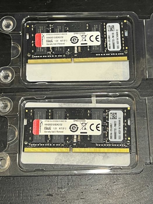 Оперативная память для ноутбука HyperX 32gb DDR4
