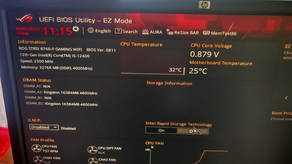 Дънна платка ASUS ROG Strix B760-F Gaming WiFi DDR5
