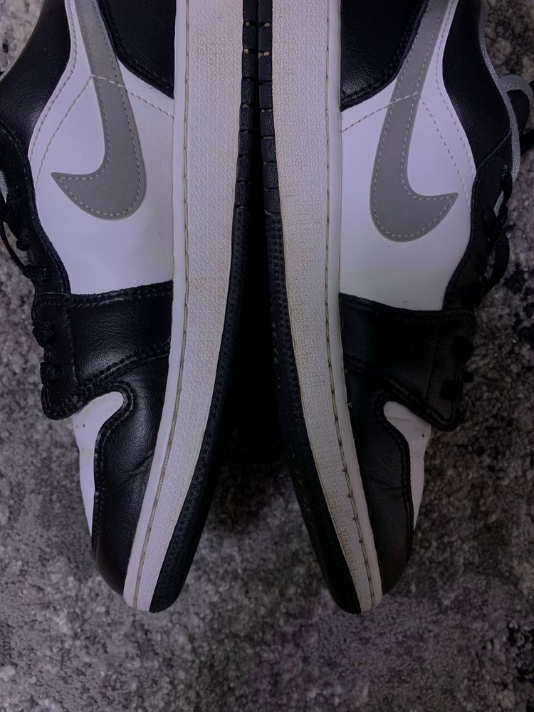 Jordan 1 Low Black White Grey ( gs)