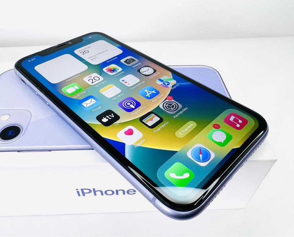 Apple iPhone 11 64GB Purple 93% Батерия! Гаранция!