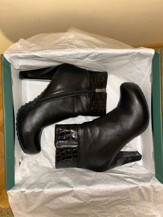 Дамски боти естествена кожа 38 размер