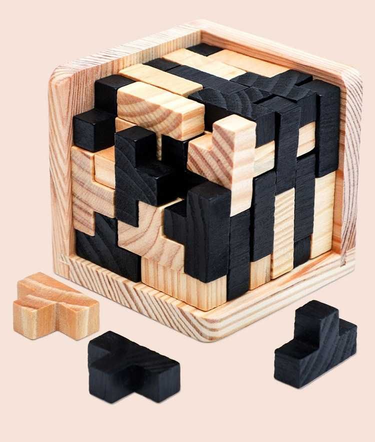 Подарочная Деревянная Головоломка Tetris. Развивашка. Логика. Моторика