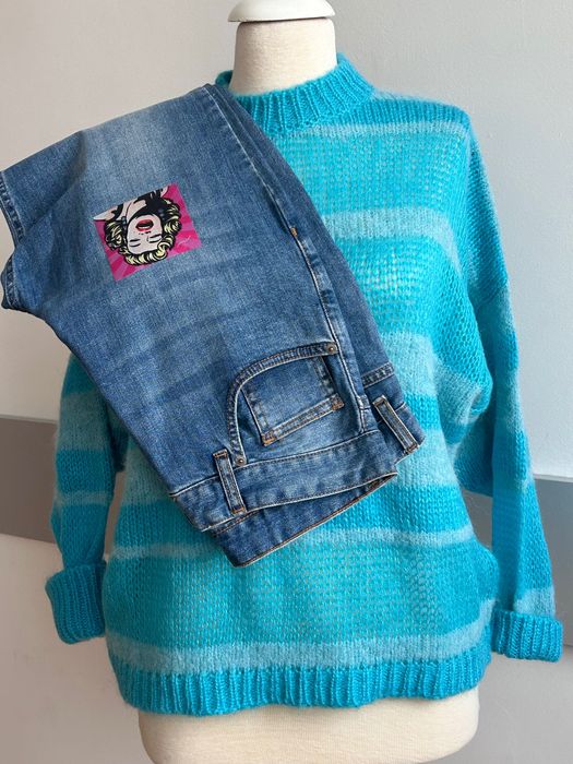 Страхотни арт дънки и мек пуловер плетиво Vicolo