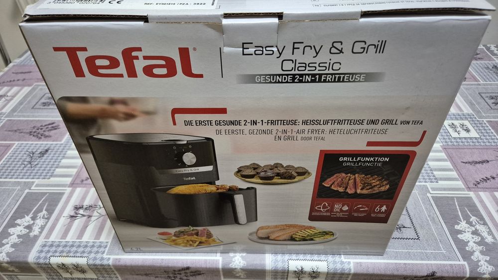 Friteuza / Air fryer Tefal Easy Fry & Grill, 1400W, capacitate 4.2 L