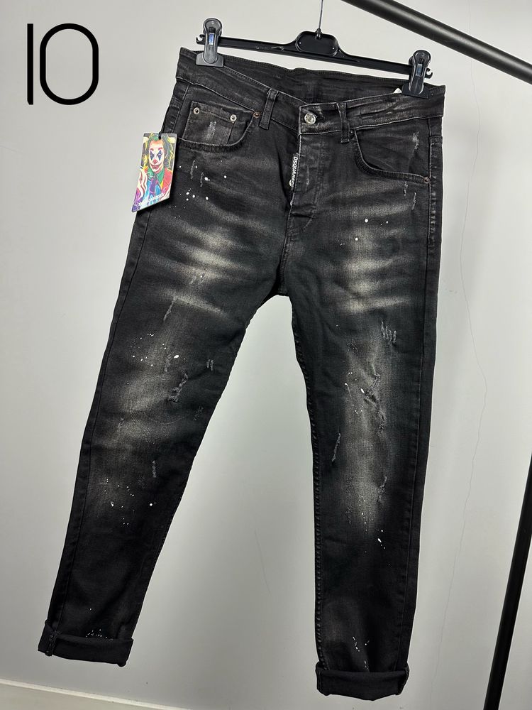 Dsquared мъжки  черни дънки 6 модела
