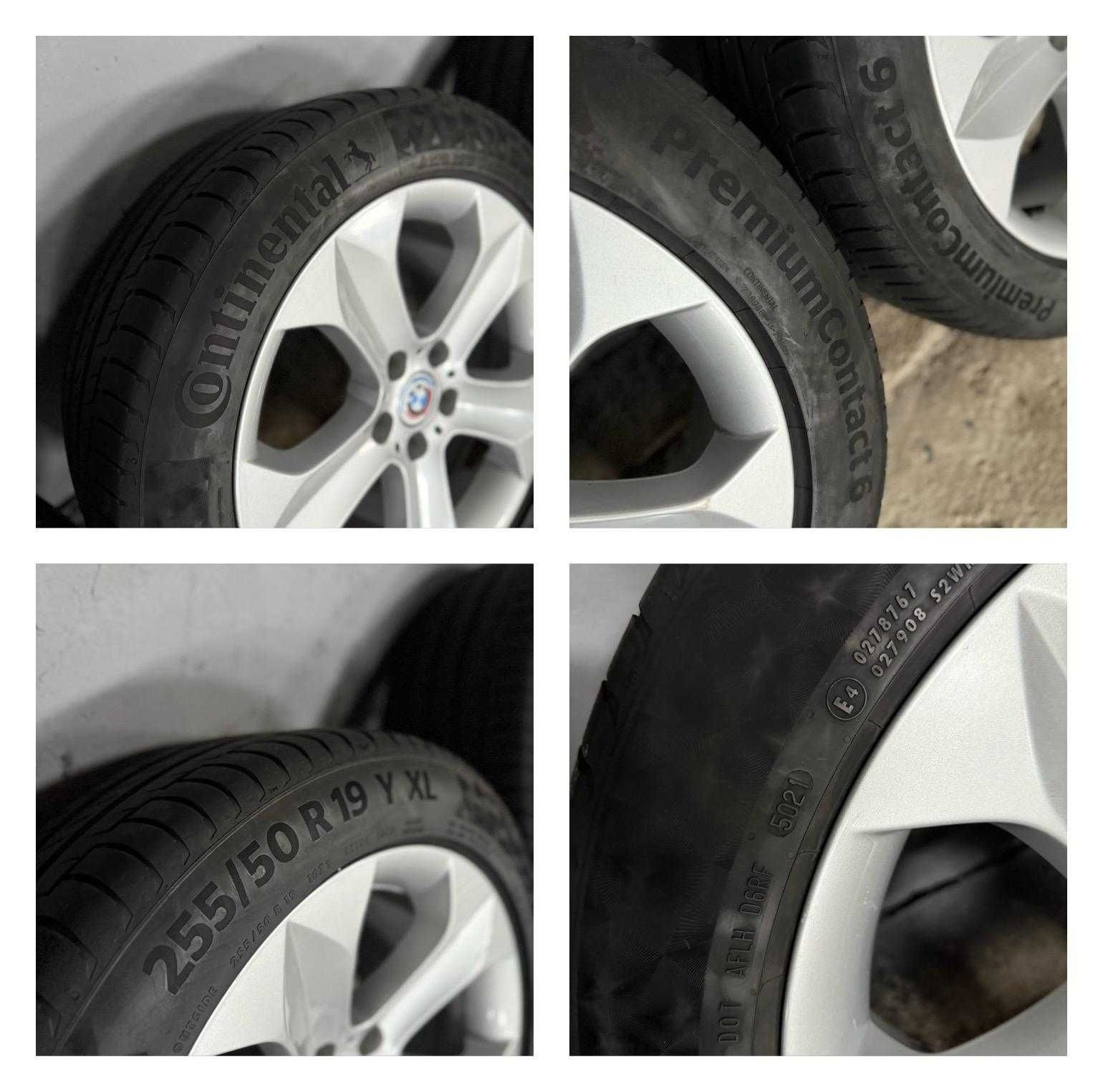Jante BMW R19 X5 X6 Anvelope de vara Continental 255 50 19 Dot 2021