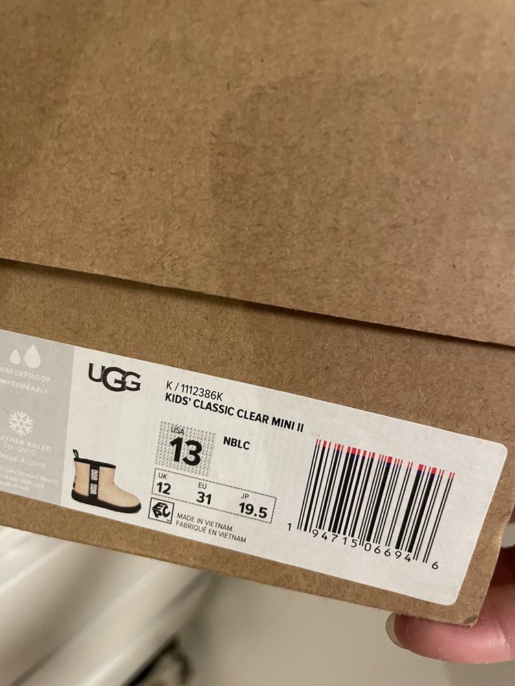 Ugg ботуши 31 размер