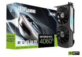 Видеокарта ZOTAC GeForce RTX 4060 Ti-8gb