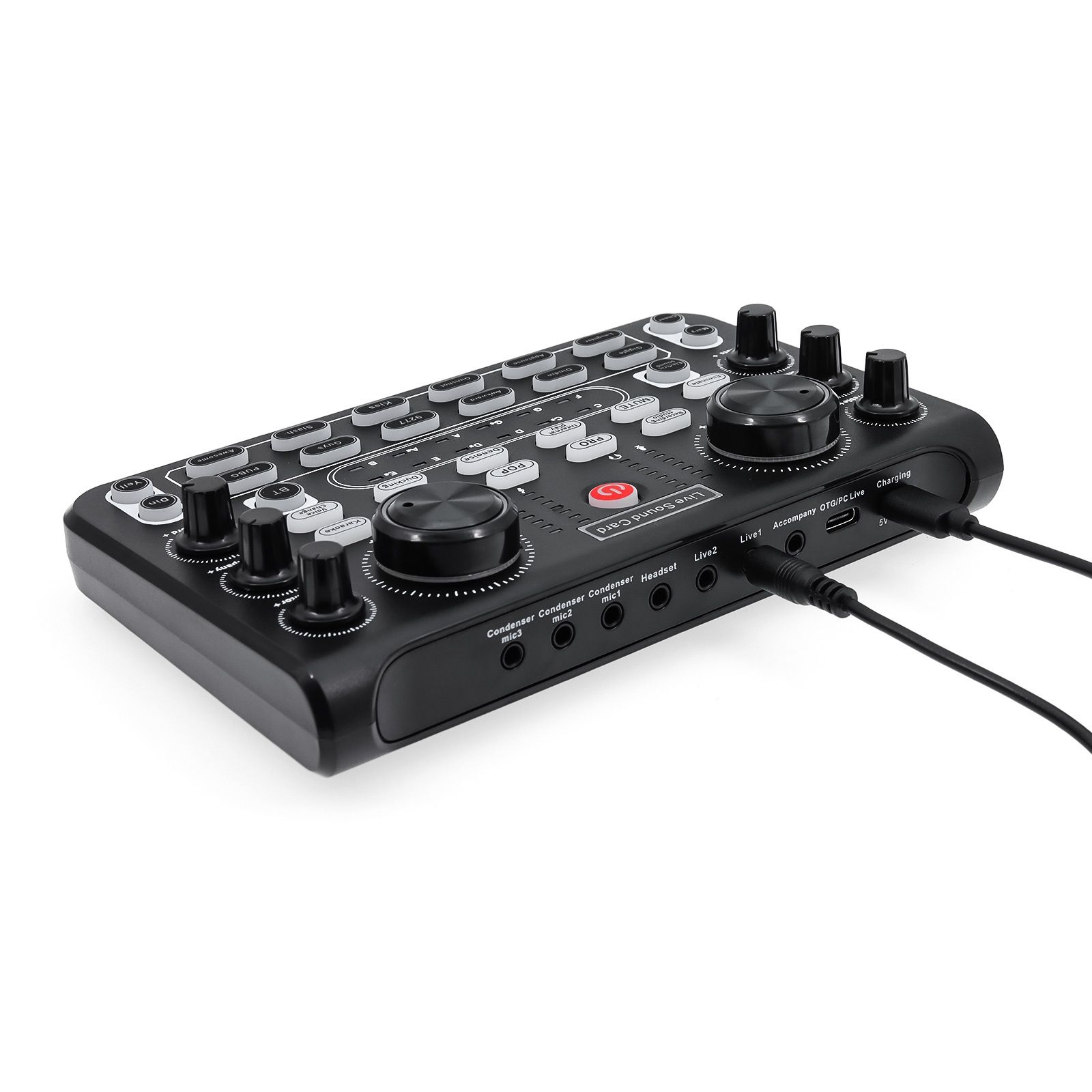 Consola dj, placa sunet usb si receptor bluetooth, efecte, karaoke