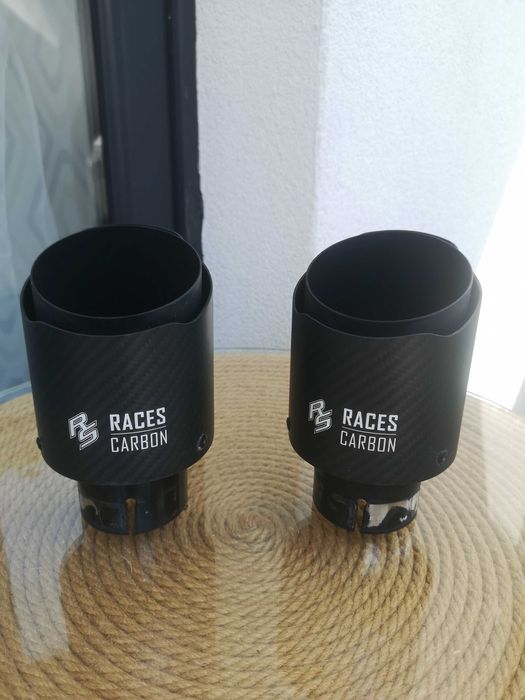 Set 2 ornamente toba Carbon