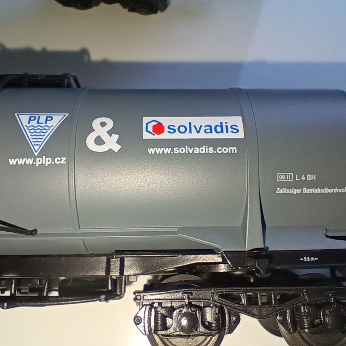 Set 3 Vagoane marfă, cisterne GATX machetă trenuleț electric scara HO