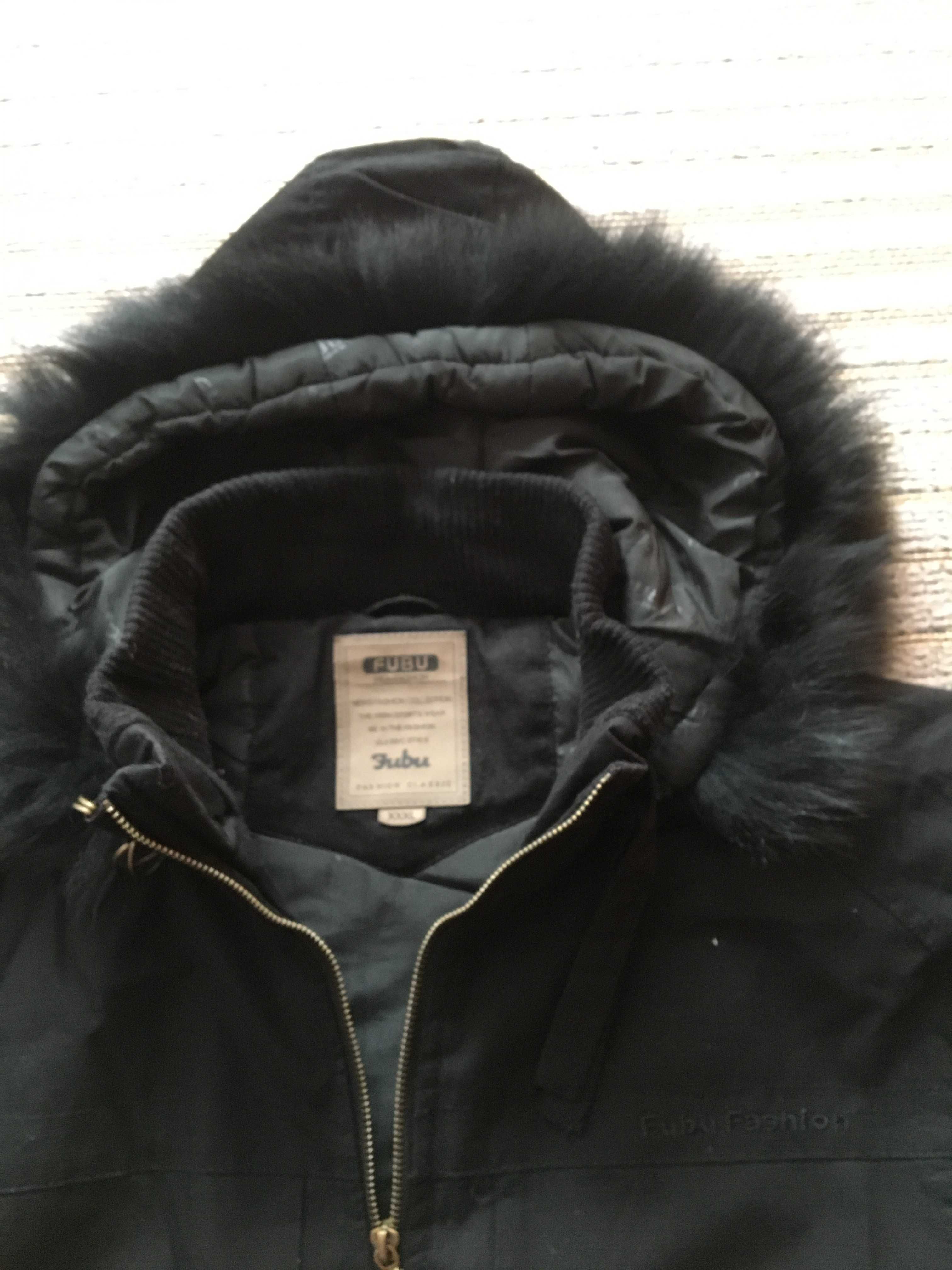 Jacheta neagra de iarna pentru barbati, mar XXXL - NOU fara eticheta