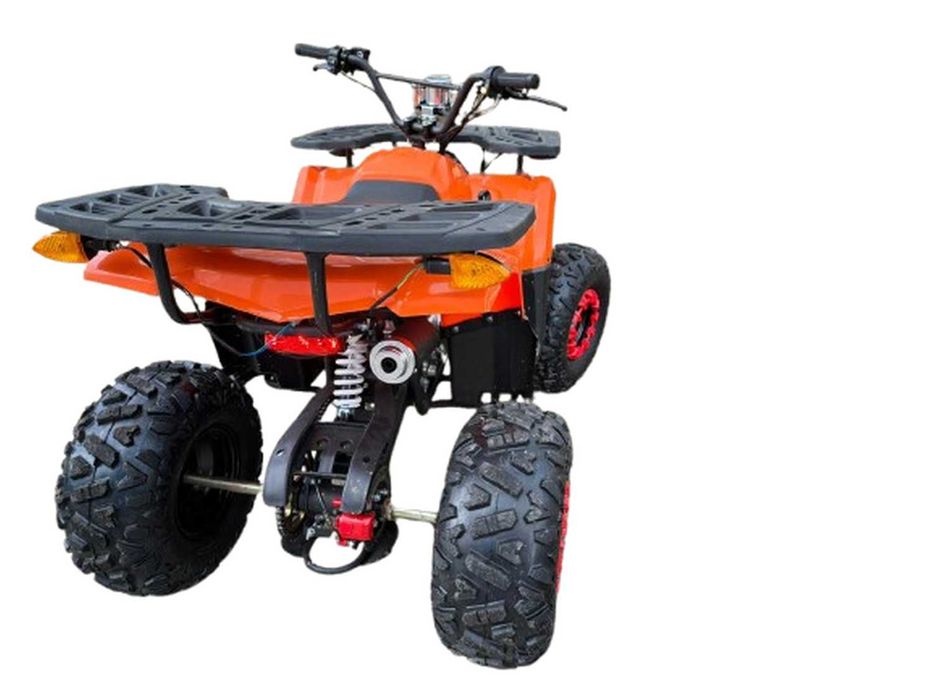 ATV 125 cc Model Nou Full Options Sasiu Ranforsat Roti 8" Portocaliu