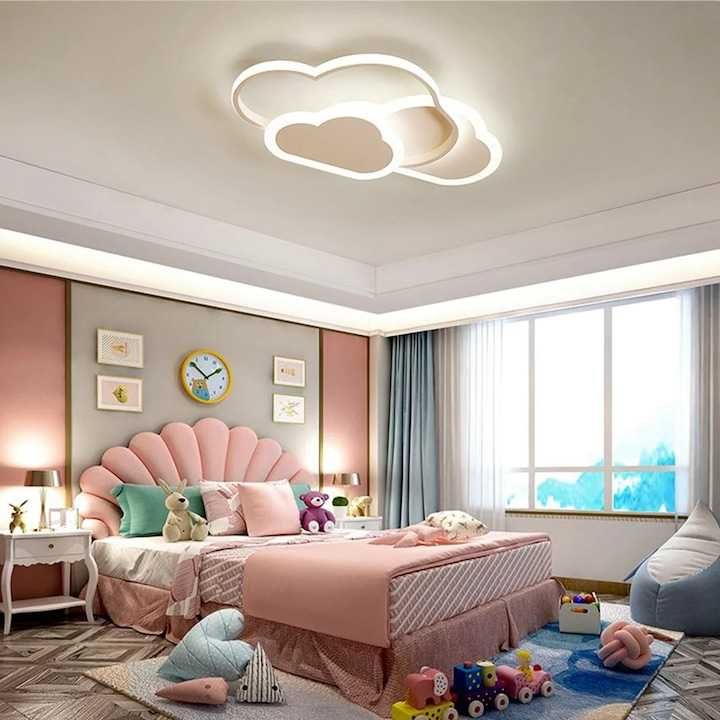 36W LED Полилей, форма на облак, димируем 2800-6000K