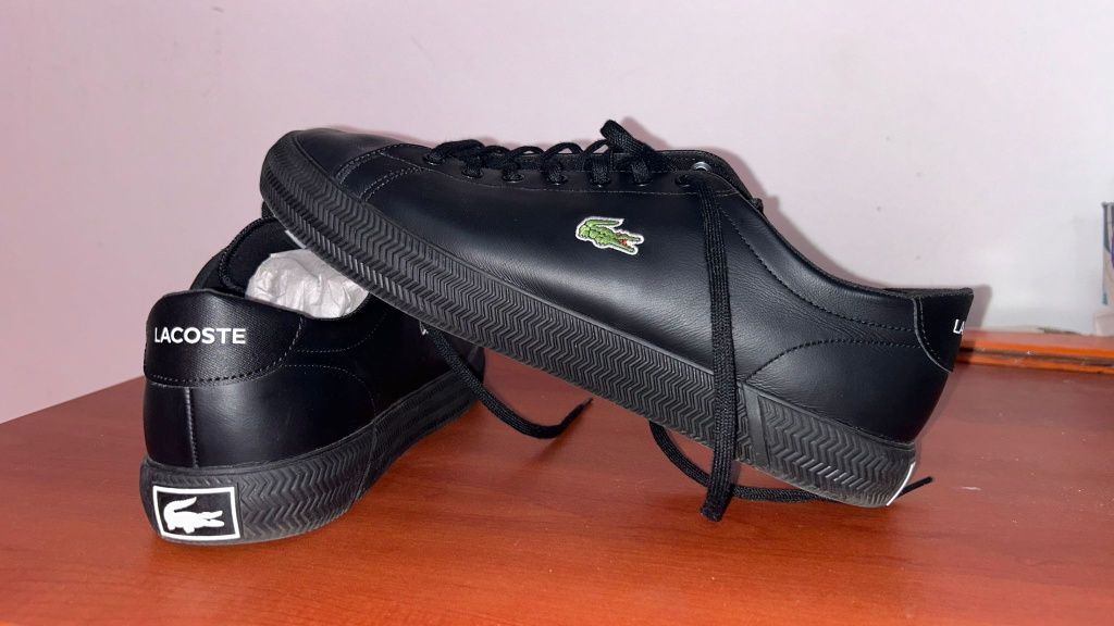 Pantofi Lacoste negri mărimea 44.5