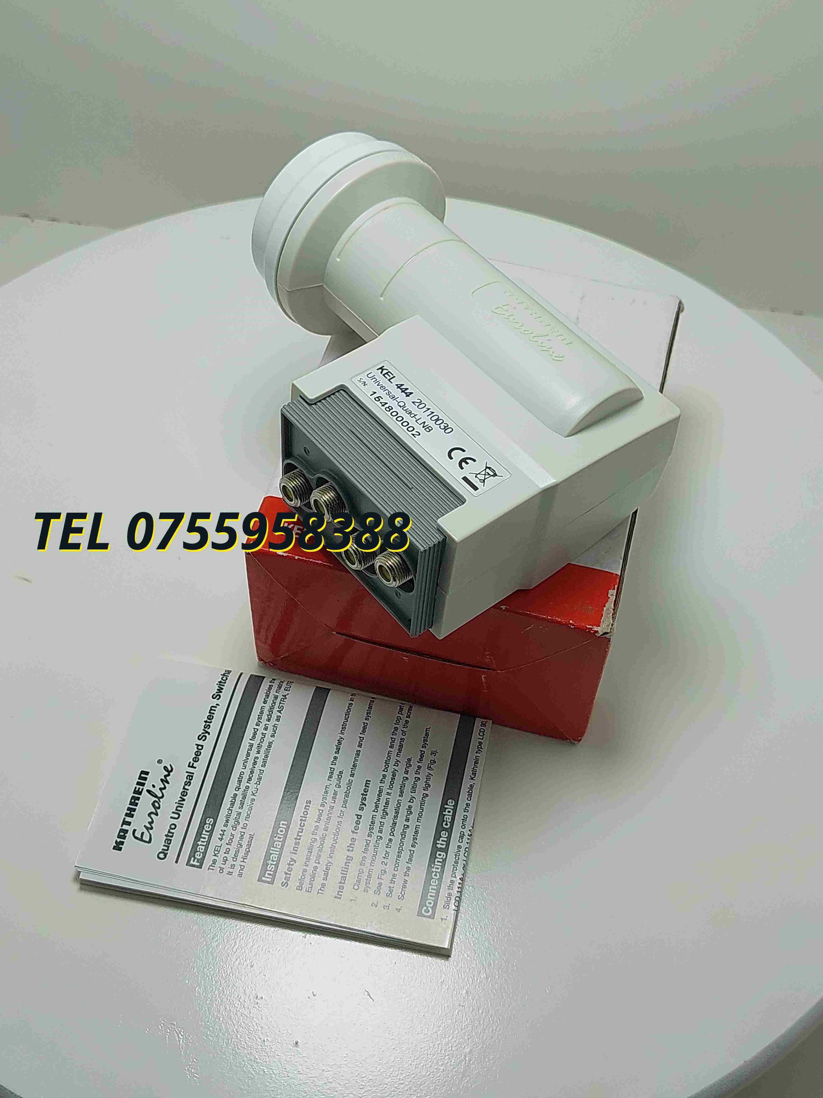 Lnb Cu 4 Iesiri Kathrein Quad Euroline 10701275ghz Model Kel 444