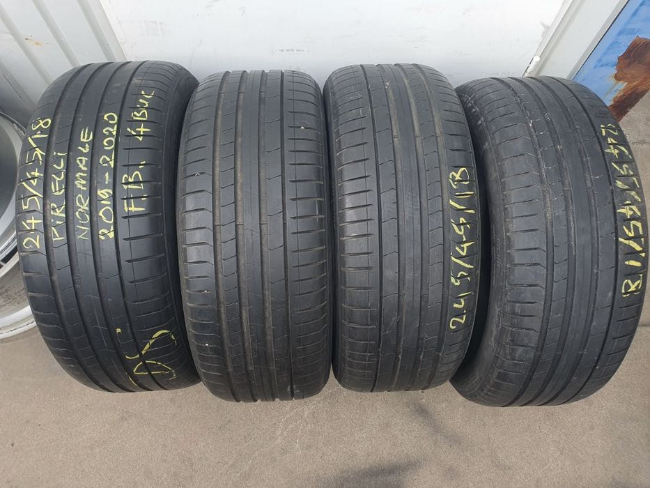 Anvelope 245/45/18  vara Pirelli cu steluta.Bmw