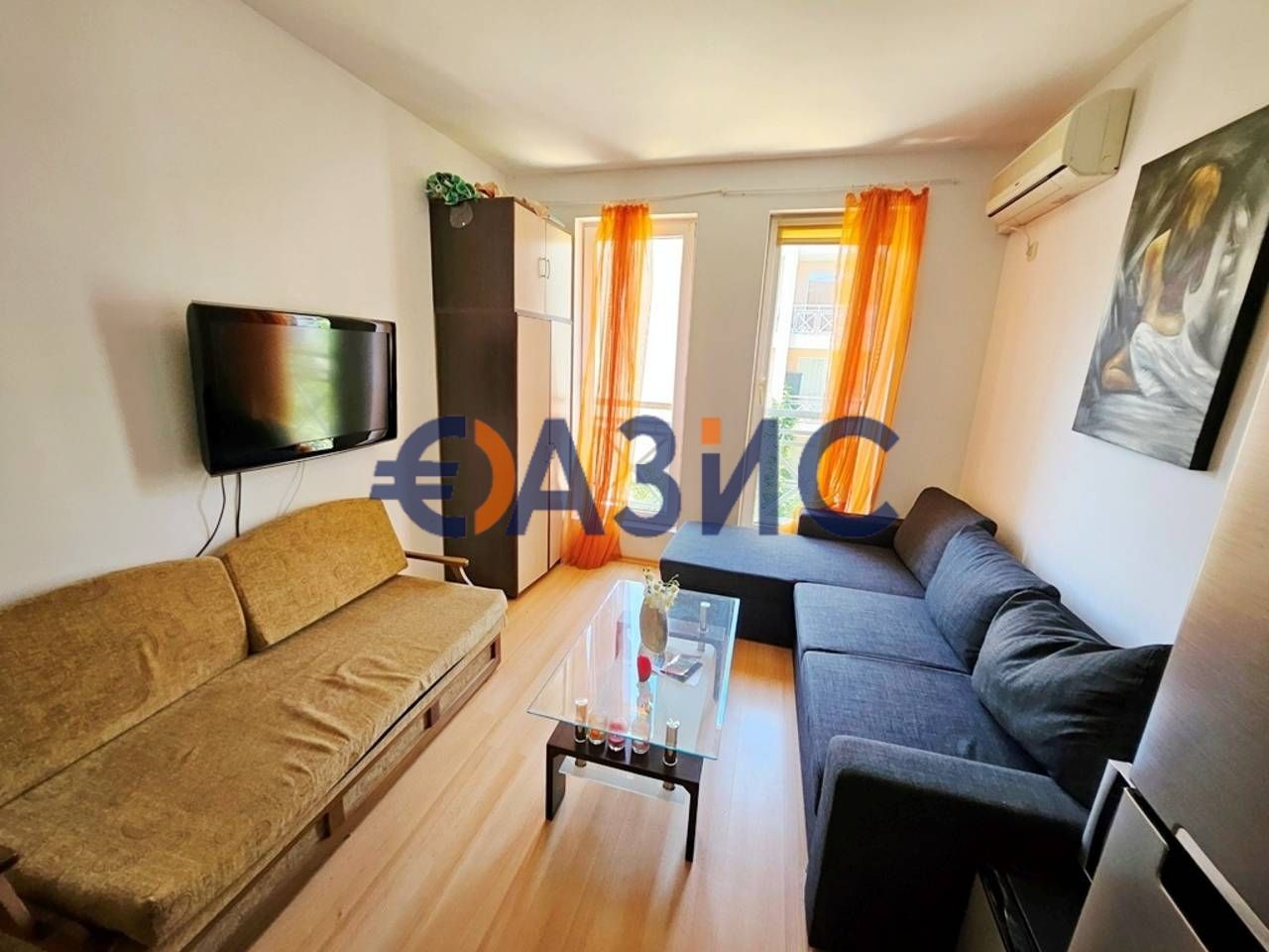 Студио без тераса в комплекс Sunny Day 6, 25 кв.м., Слънчев бряг,