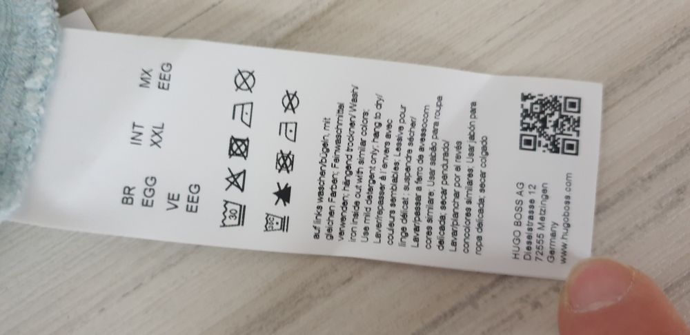 Hugo Boss Peneon Cotton Slim Fit / Size 2XL НОВО! ОРИГИНАЛНА Тениска!