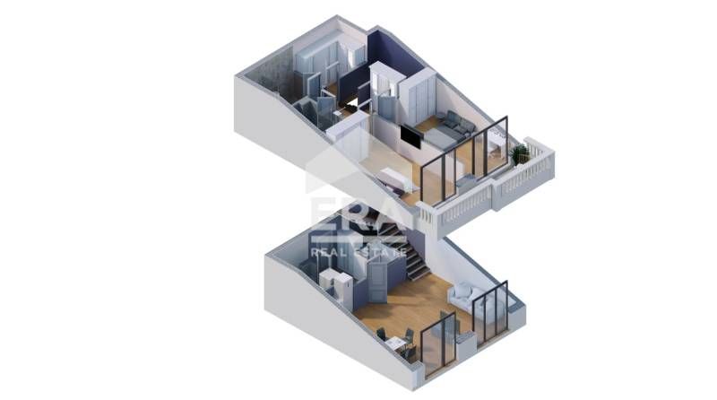 ЕРА Фаворит продава тристаен двуетажен мезонет в новострояща се сграда