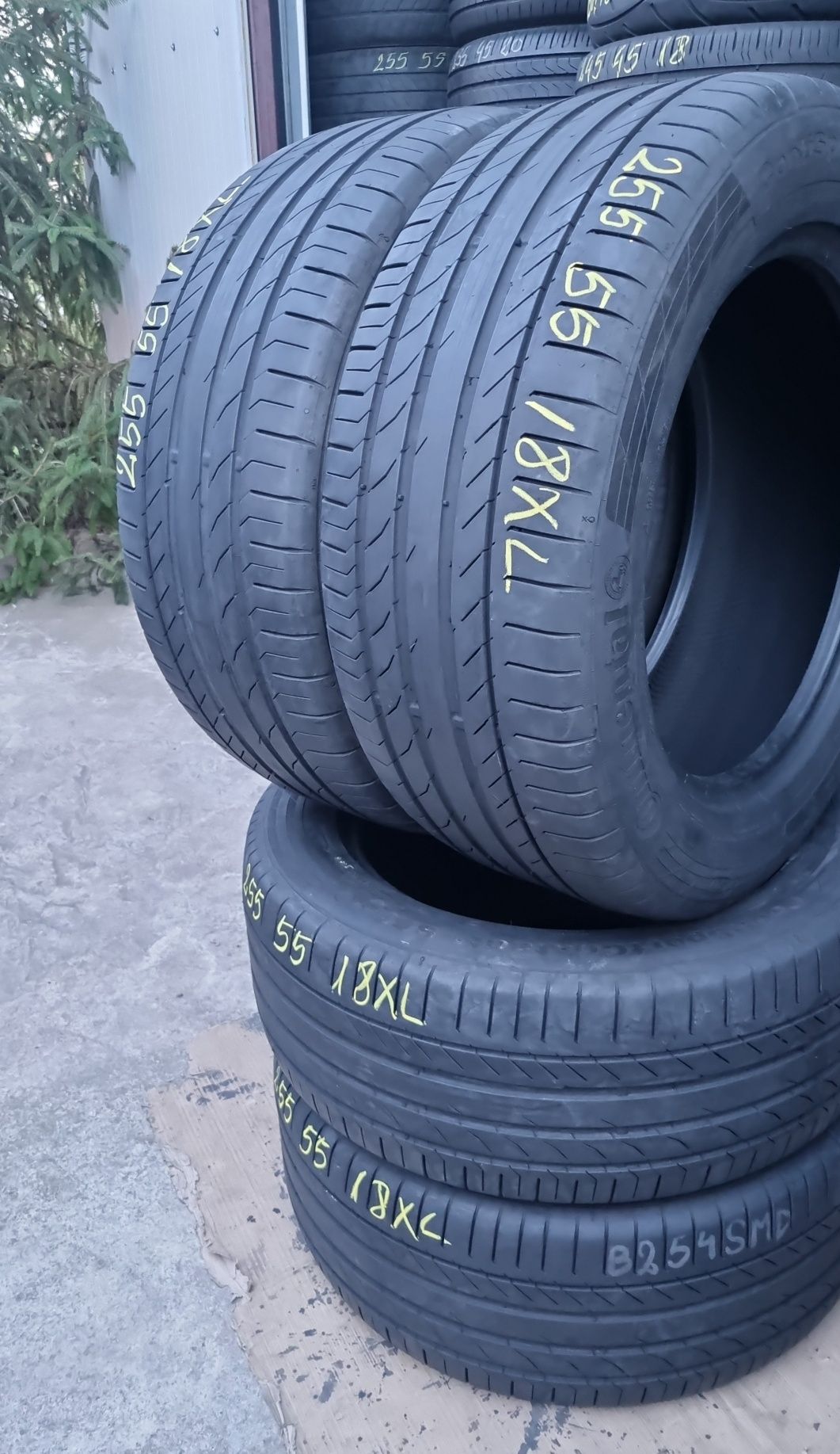 4 Anvelope Vară Continental 255 55 R18XL RUN-FLAT Stare Impecabilă.
