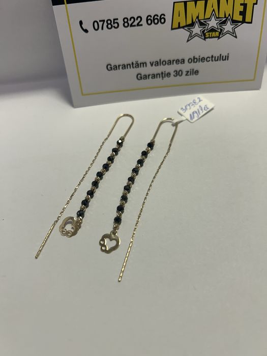 Cercei cu bilute (vl) star amanet