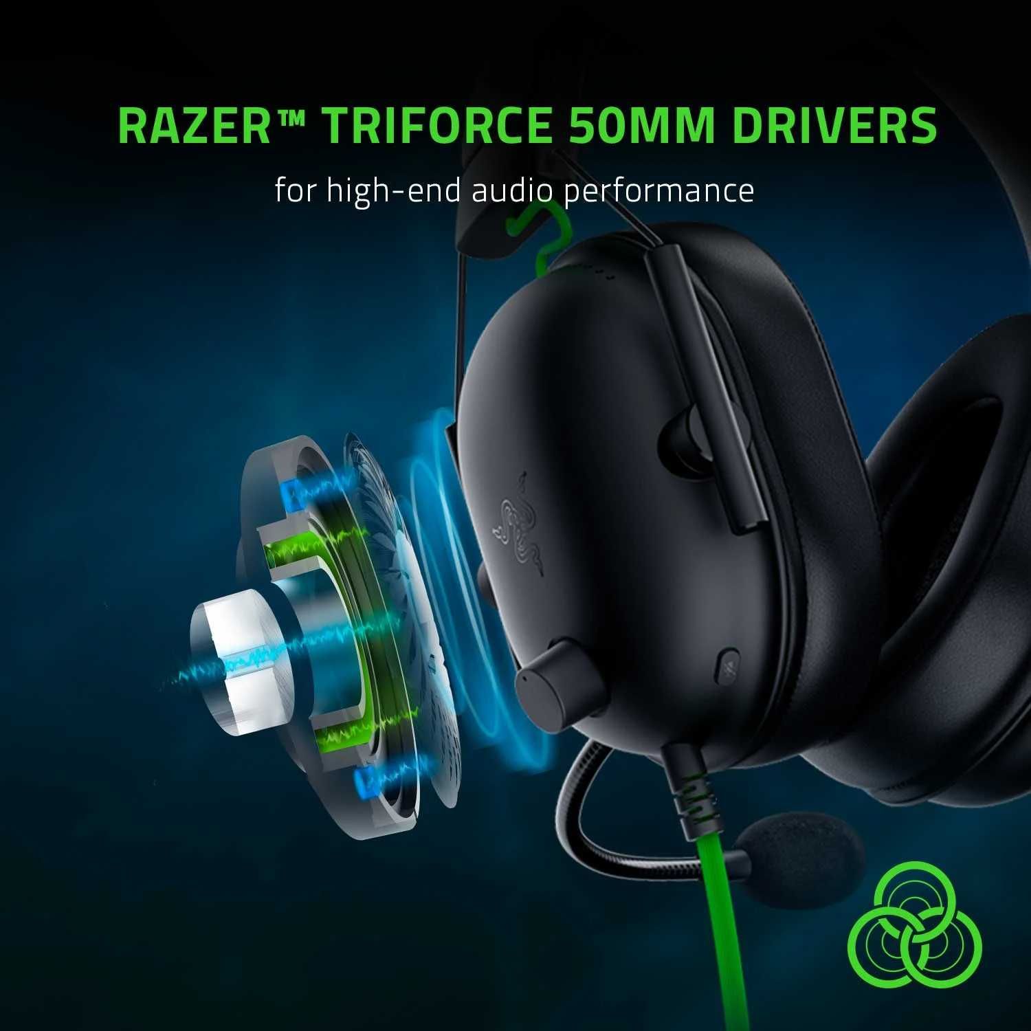 [НОВЫЕ] Наушники RAZER BlackShark V2 X USB Wired Gaming Headset