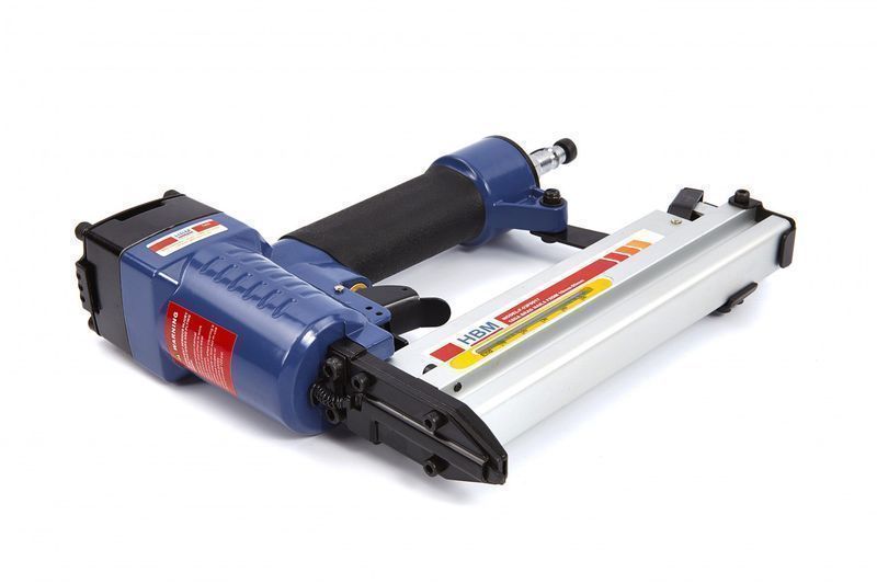 Пневматичен такер 2 в 1, за скоби и пирони hbm