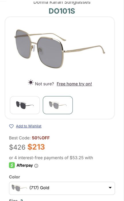 Ochelari de soare Donna Karan