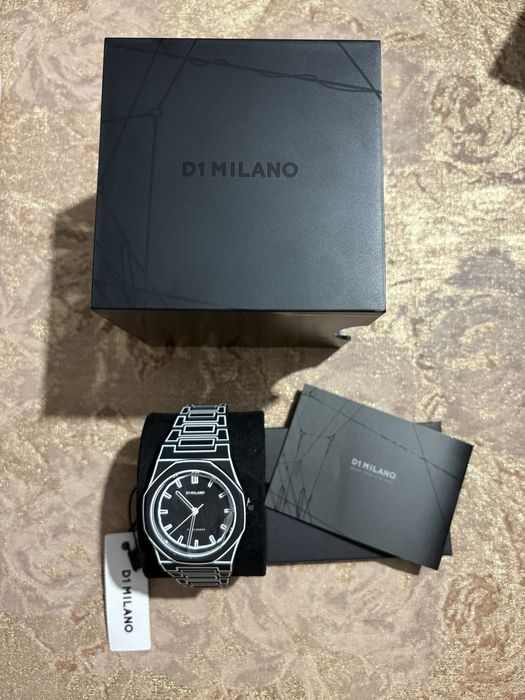 D1 Milano Black Sketch – Ceas 40.5mm