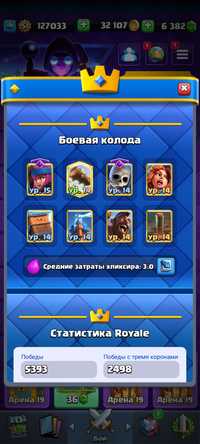 Аккаунт clash royale