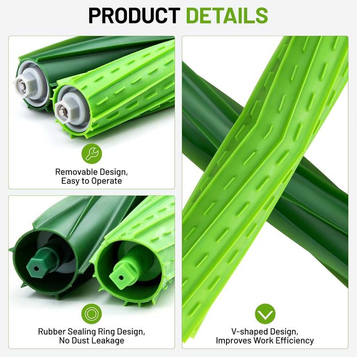 Гумени ролки за iRobot Roomba (Серии E, I, J)