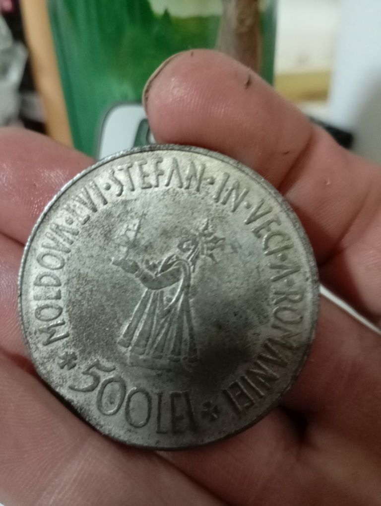 Monedă 500 lei Stefan cel mare