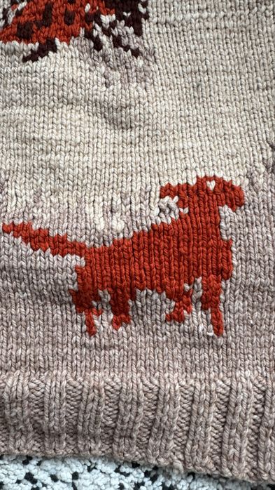 Мъжка вълнена ловна жилетка размер L