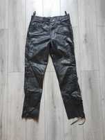 Pantaloni de piele barbati cu sireturi - Marimea 50 (Talie 87 cm)