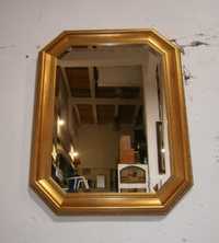 Oglinda din cristal cu rama din lemn