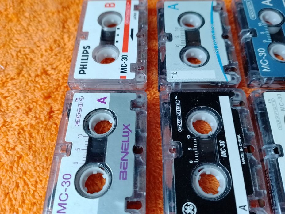 Microcasete audio reportofon