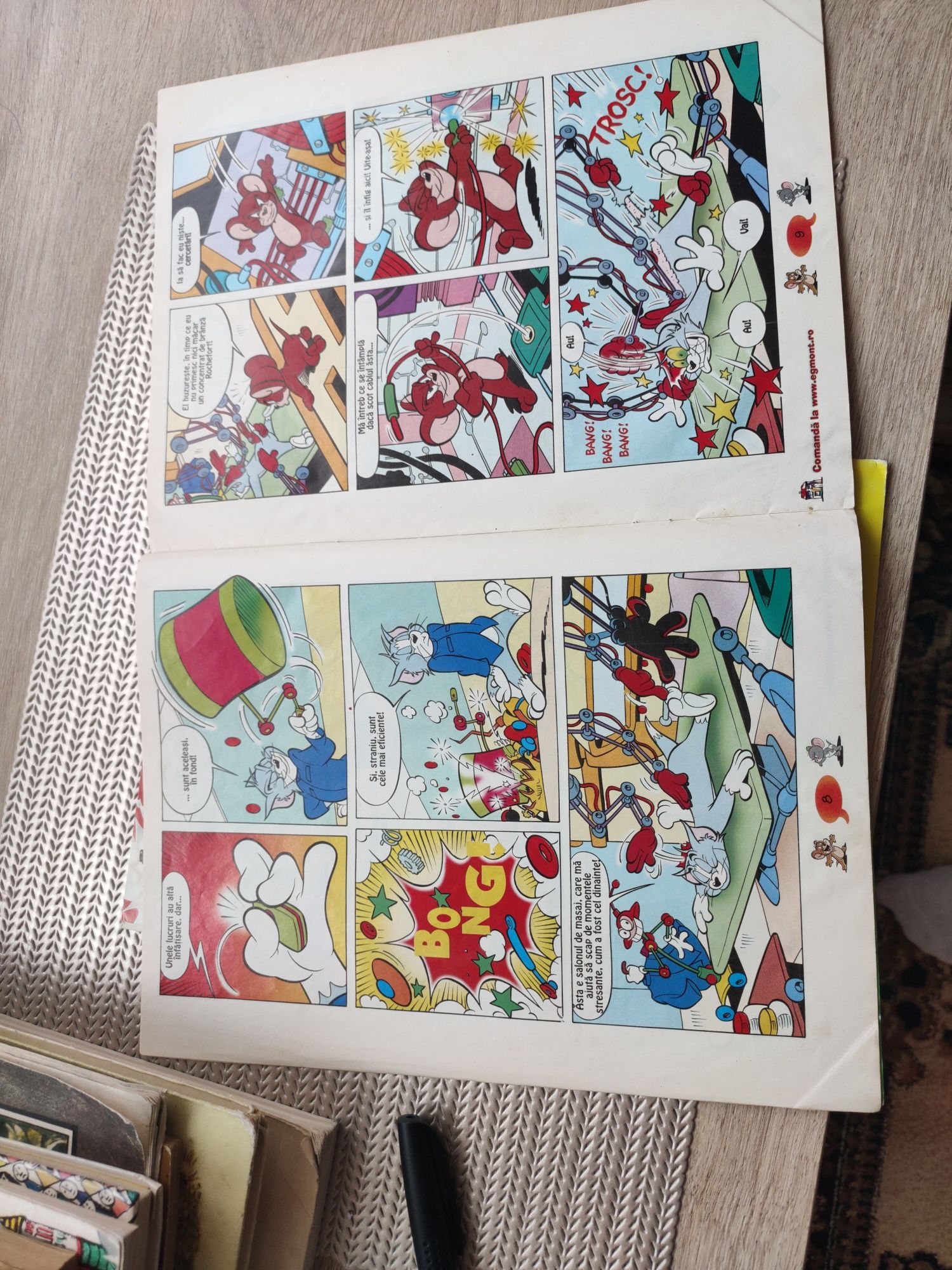 2 reviste Tom și Jerry- editura Egmont Romania