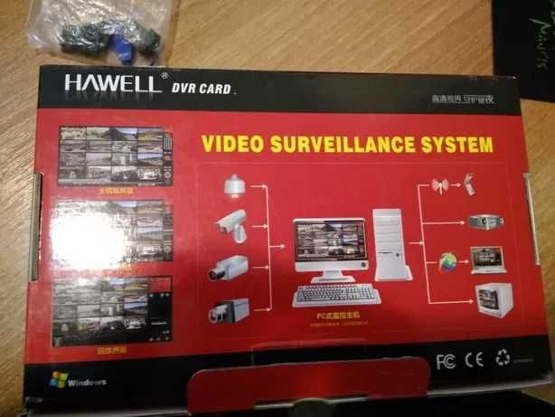 плата видео захвата, тв тюнер hawell dvr card