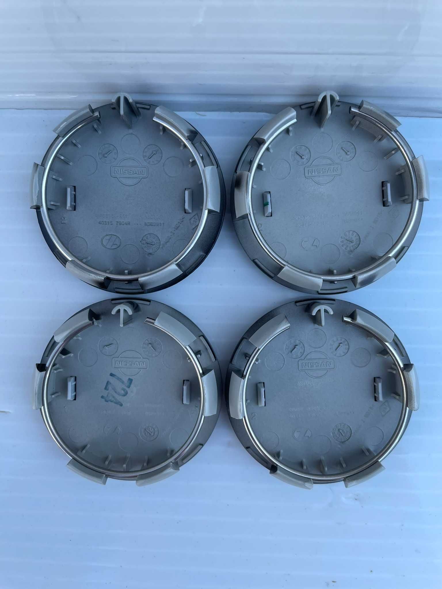 Capace capacele logo jante aliaj noi originale Nissan 57mm