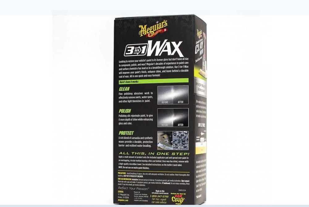 Meguiar's 3-In-1 Wax (473ml)